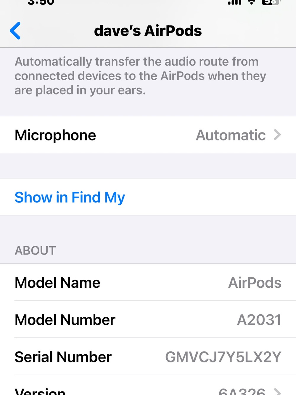 Apple AirPod 2nd gen. Also comes with extra right hand air pod - Picture 3 of 4